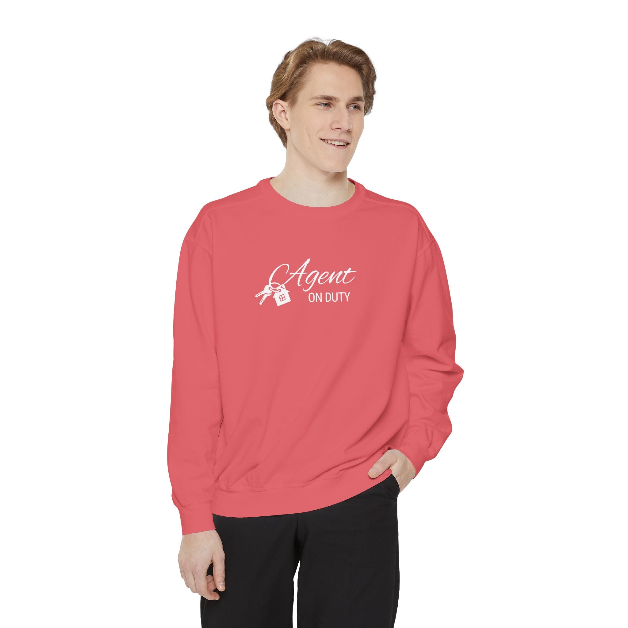Agent on Duty Sweatshirt | Detective Badge Key Illustration