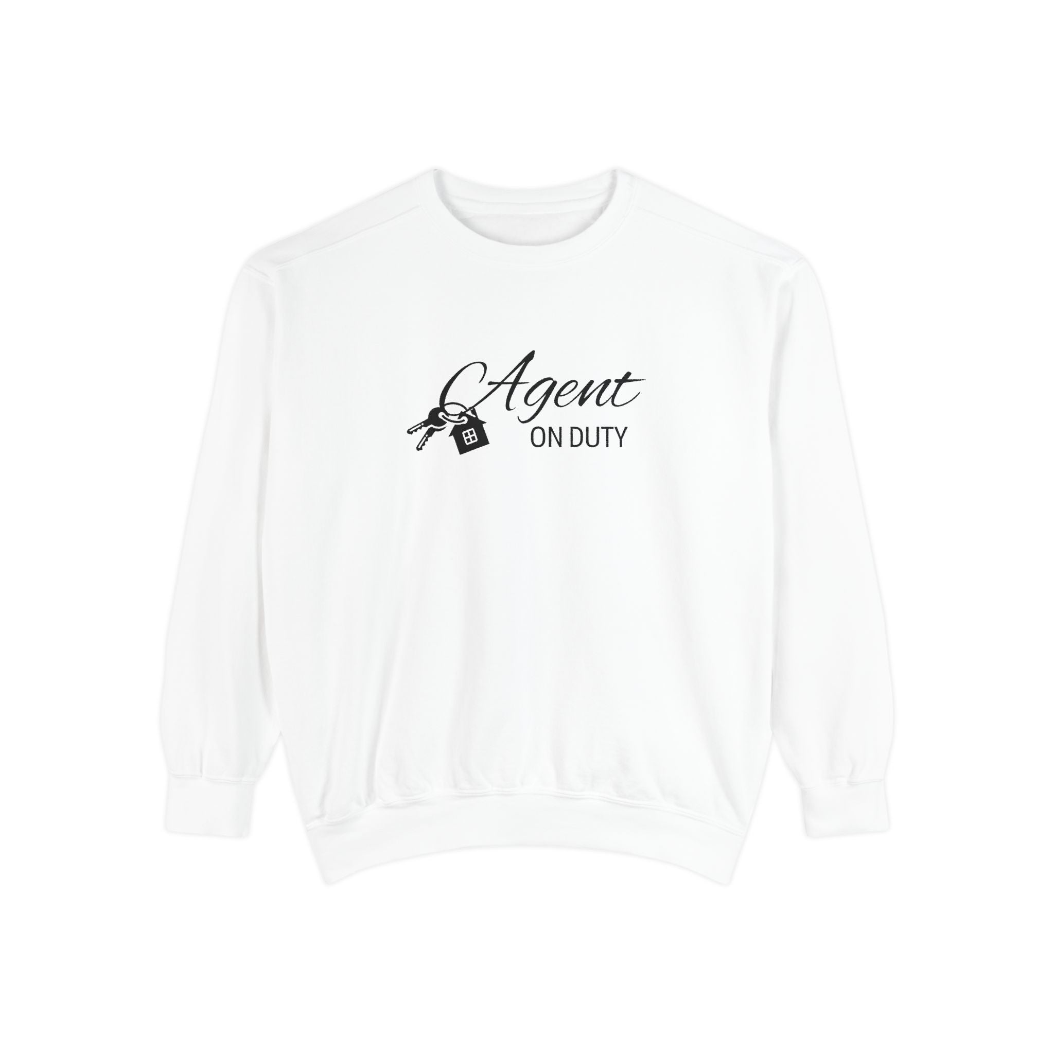 Agent on Duty Sweatshirt | Detective Badge Key Illustration