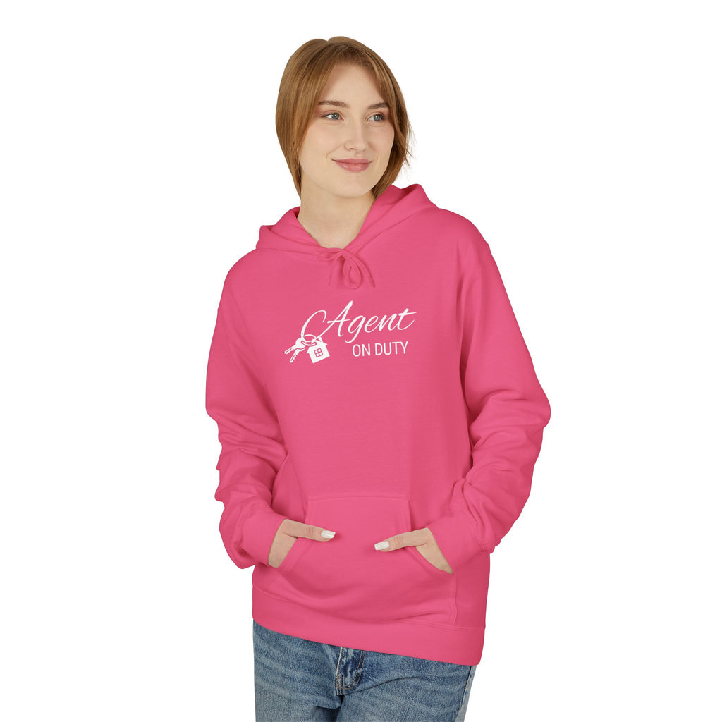 Agent On Duty Hoodie — Sleek Real Estate Agent Logo Pullover