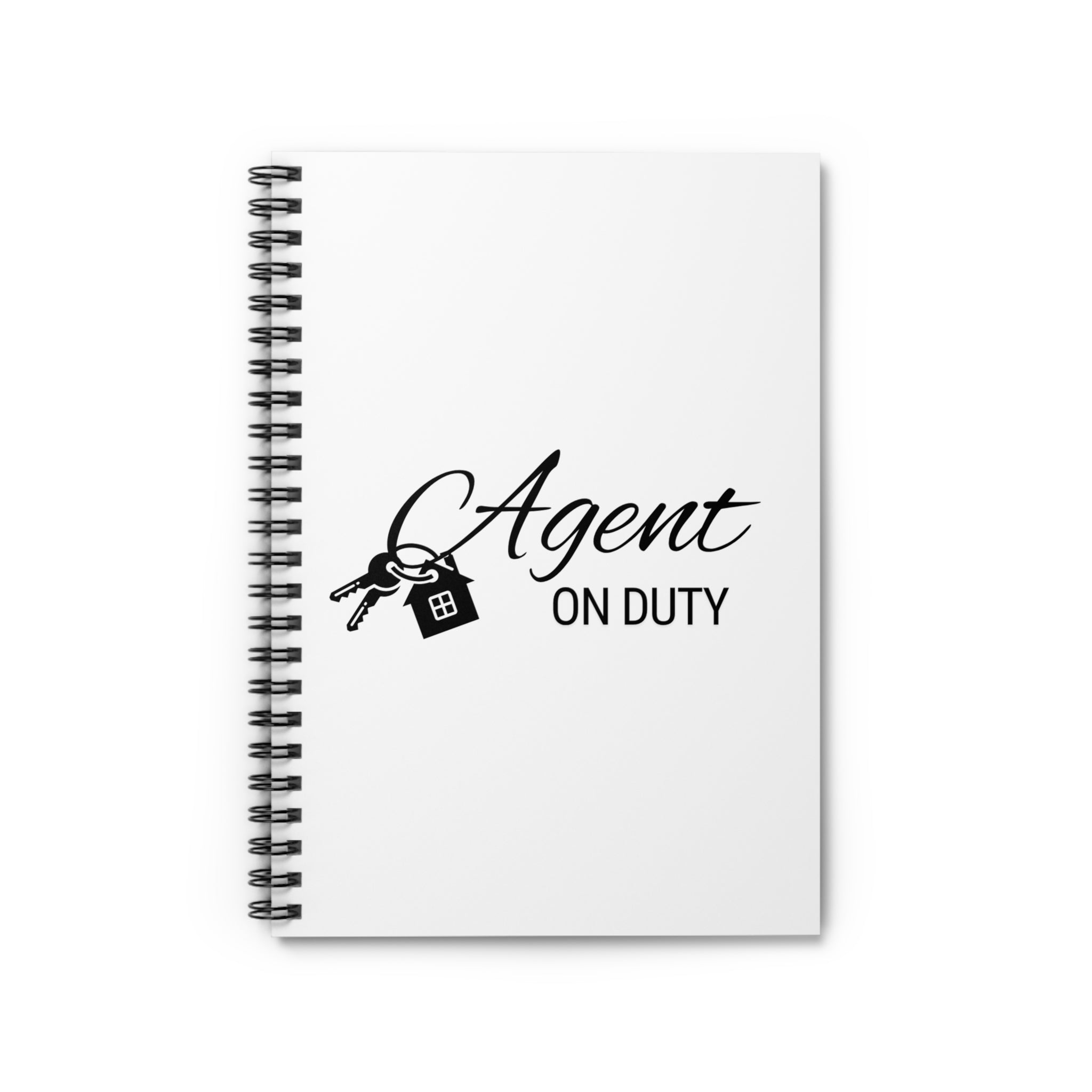 Agent on Duty skyline spiral notebook | Ruled notebook