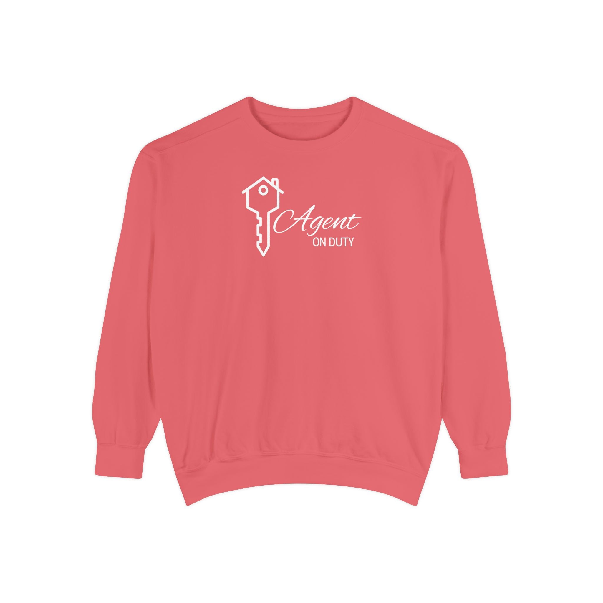 Agent on Duty Sweatshirt | Detective Badge Key Illustration