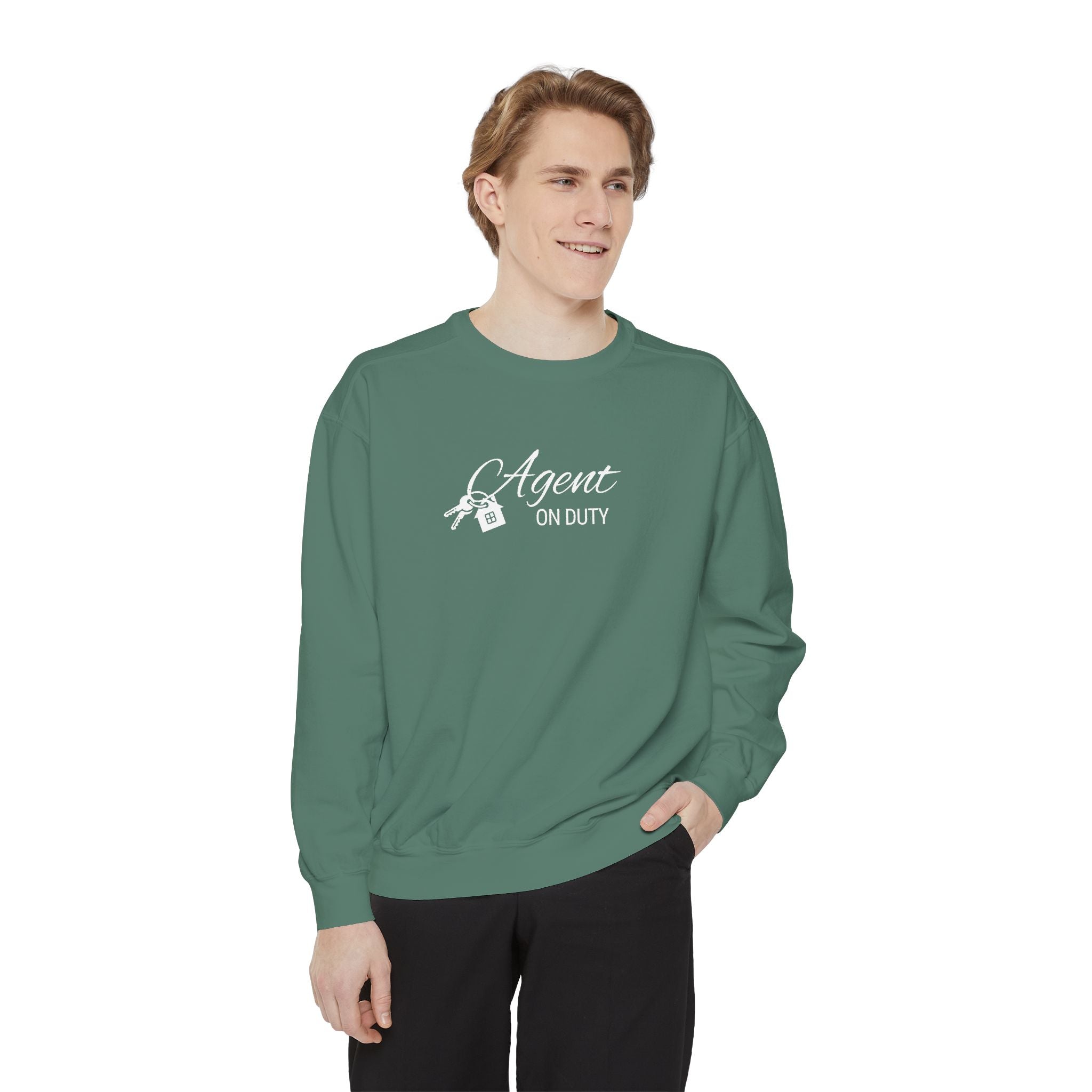Agent on Duty Sweatshirt | Detective Badge Key Illustration