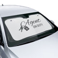 Car Sun Shade — "Agent On Duty" Windshield Protector (Real Estate Agent Gift)