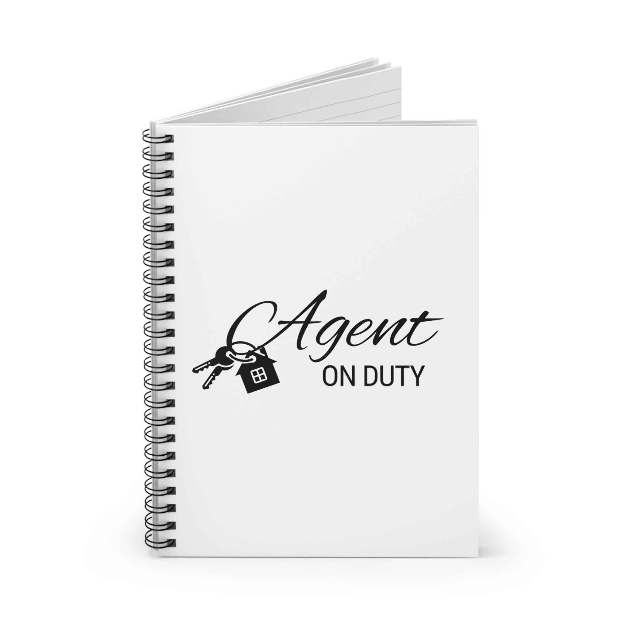 Agent on Duty skyline spiral notebook | Ruled notebook