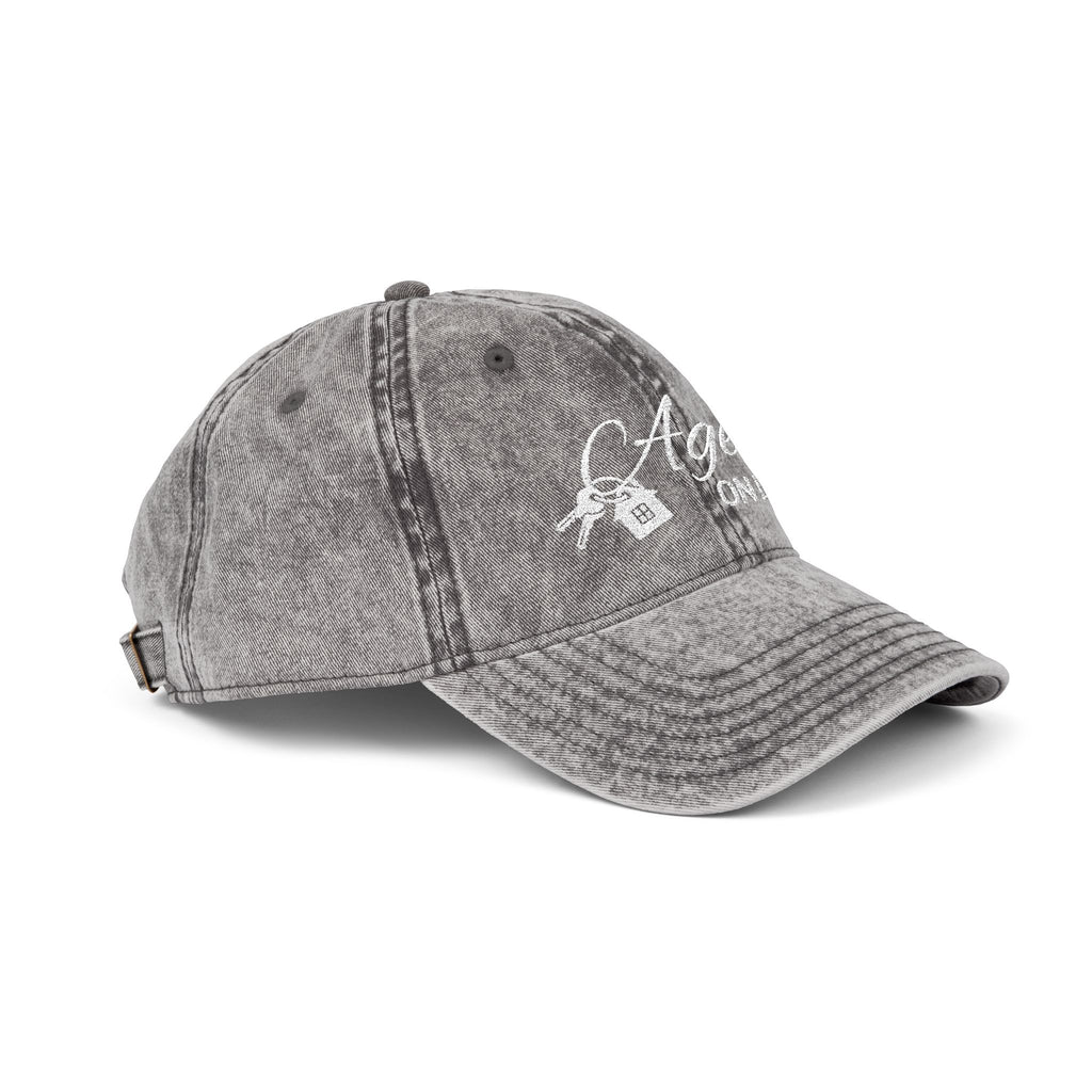 Agent On Duty Embroidered Vintage Baseball Cap