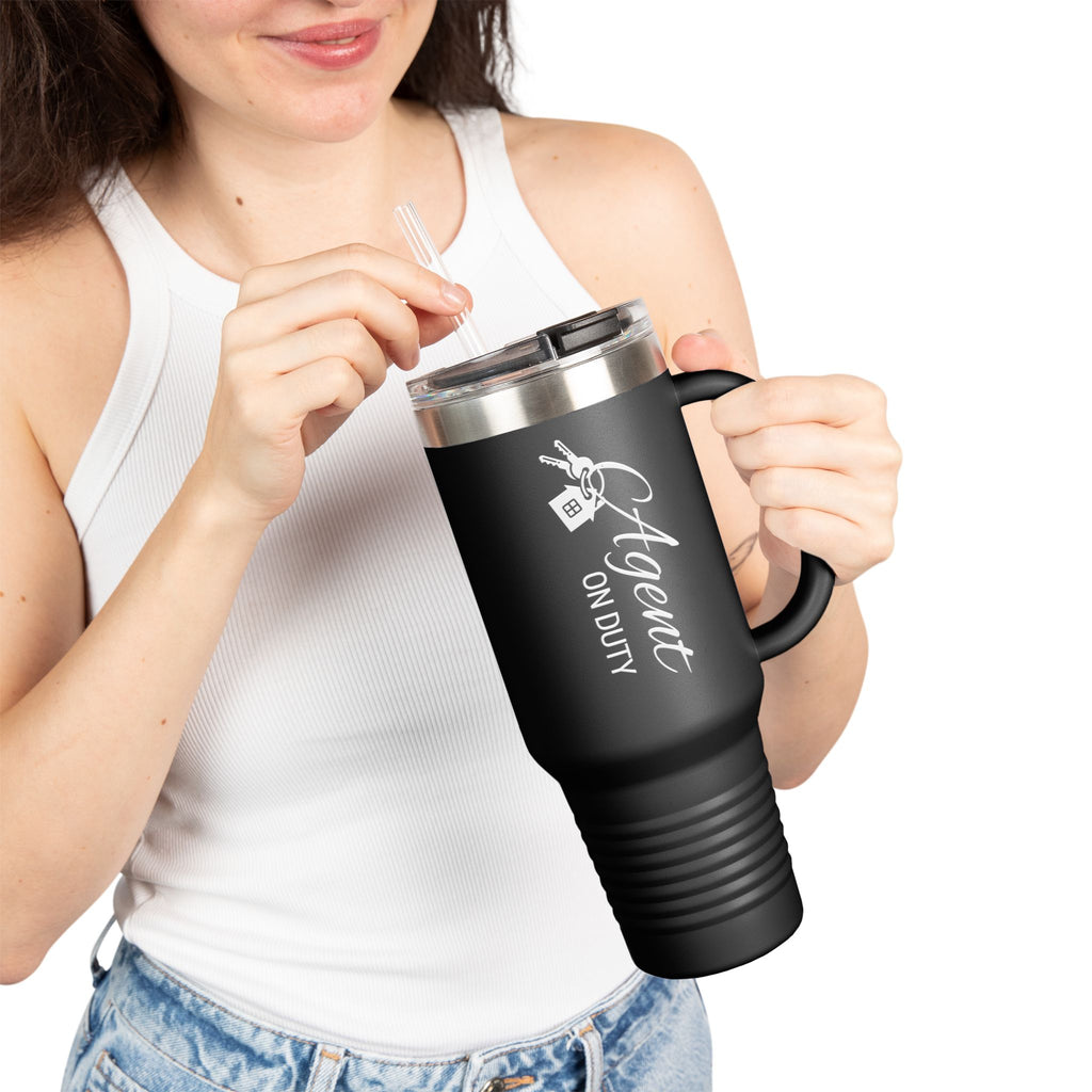 Agent On Duty Travel Mug | 40oz Insulated Tumbler
