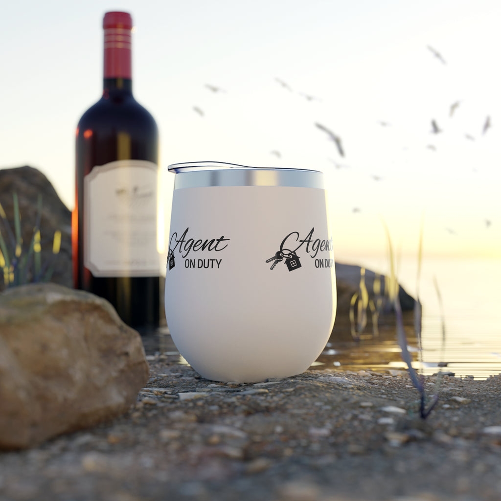 Agent On Duty 12oz Insulated Wine Tumbler