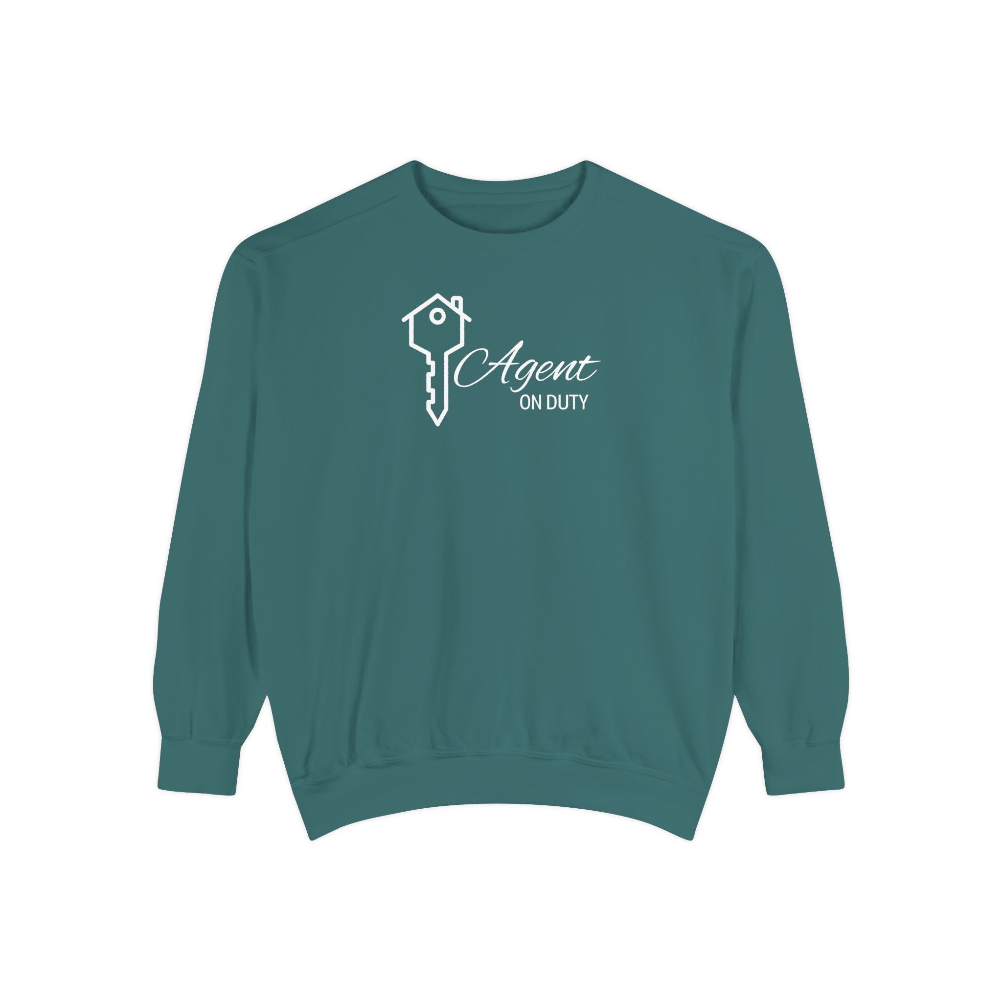 Agent on Duty Sweatshirt | Detective Badge Key Illustration