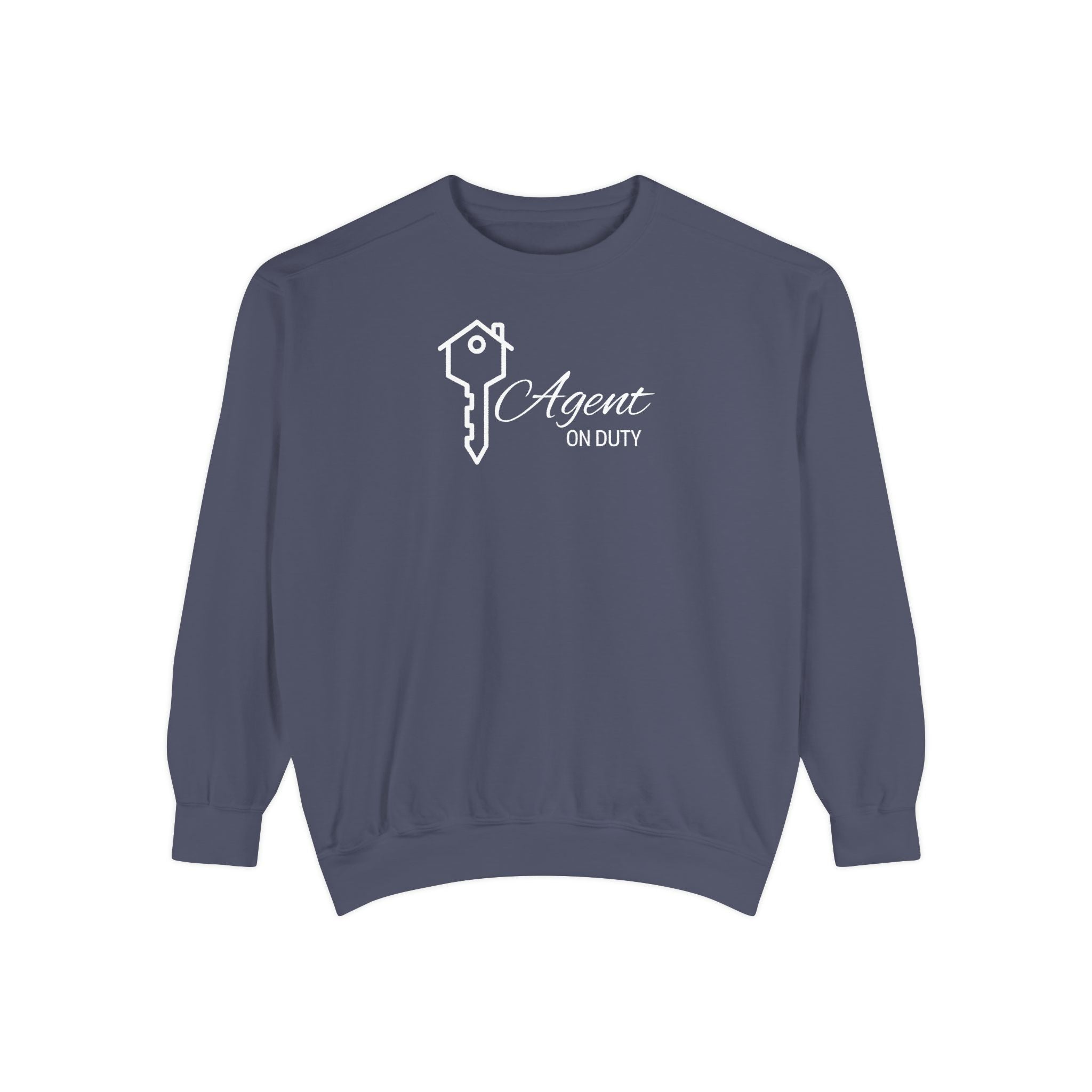 Agent on Duty Sweatshirt | Detective Badge Key Illustration