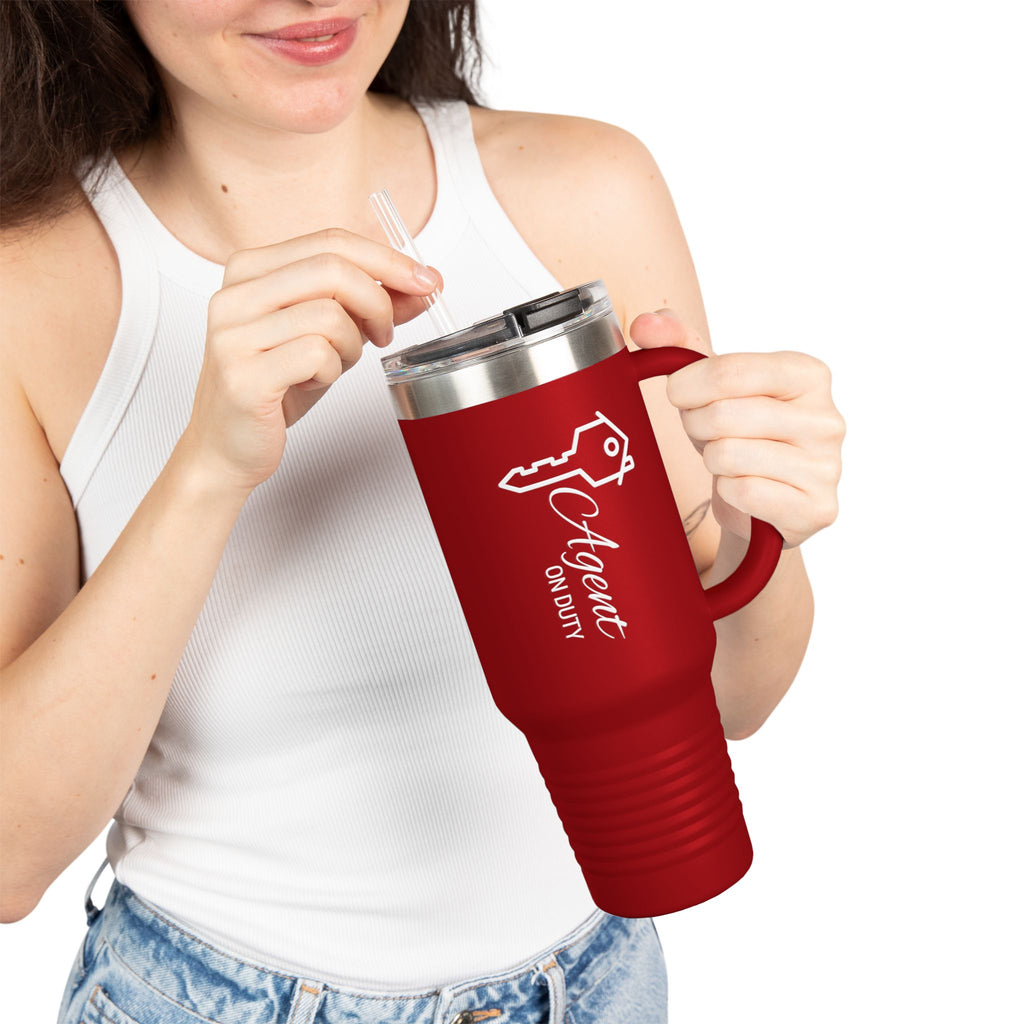 Agent On Duty Key Logo Travel Mug | 40oz Insulated Tumbler
