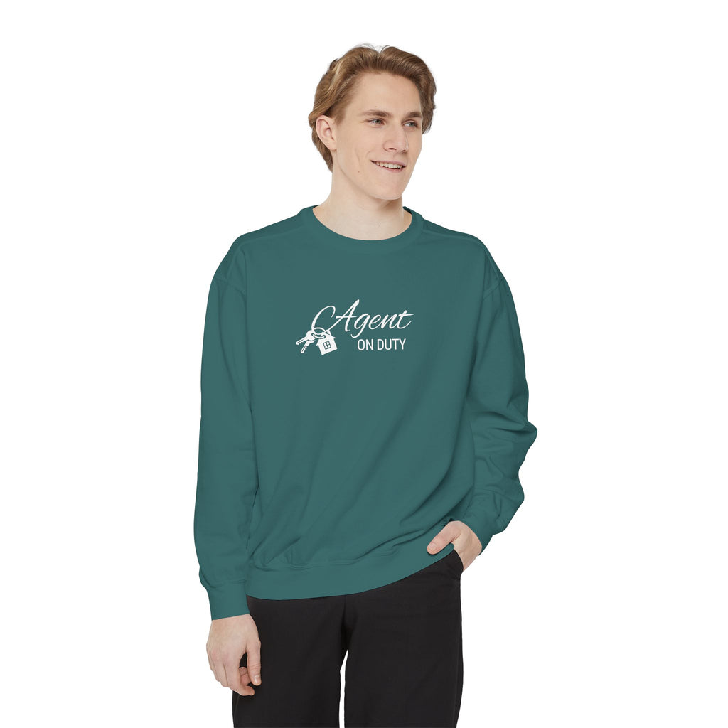 Agent on Duty Sweatshirt | Detective Badge Key Illustration