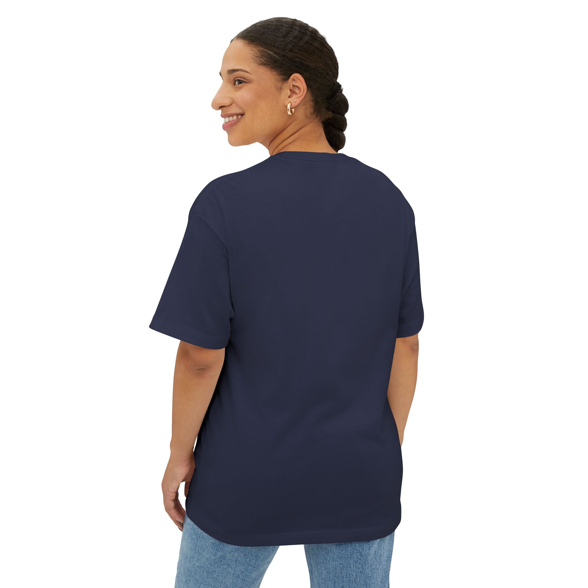 Black Unisex Oversized Boxy Tee