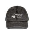 Agent On Duty Embroidered Vintage Baseball Cap