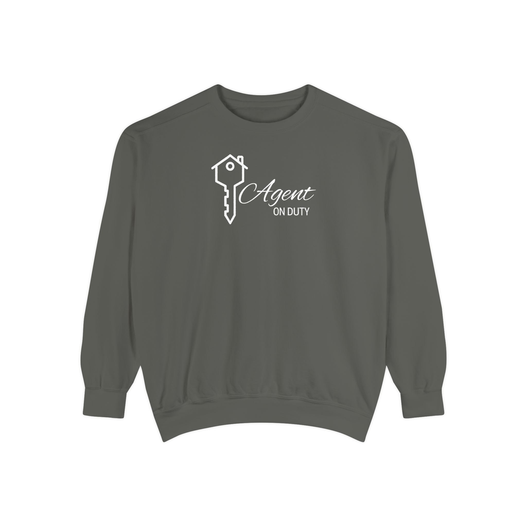 Agent on Duty Sweatshirt | Detective Badge Key Illustration
