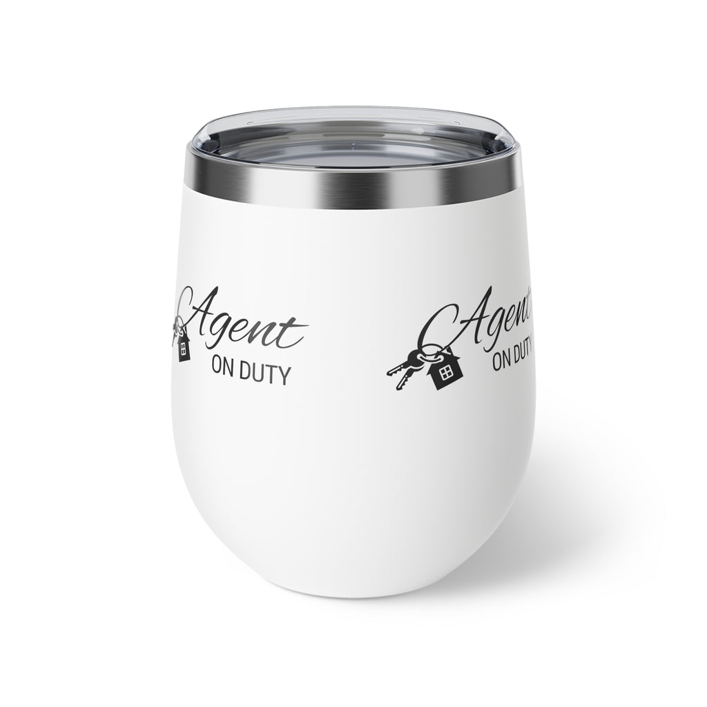 Agent On Duty 12oz Insulated Wine Tumbler