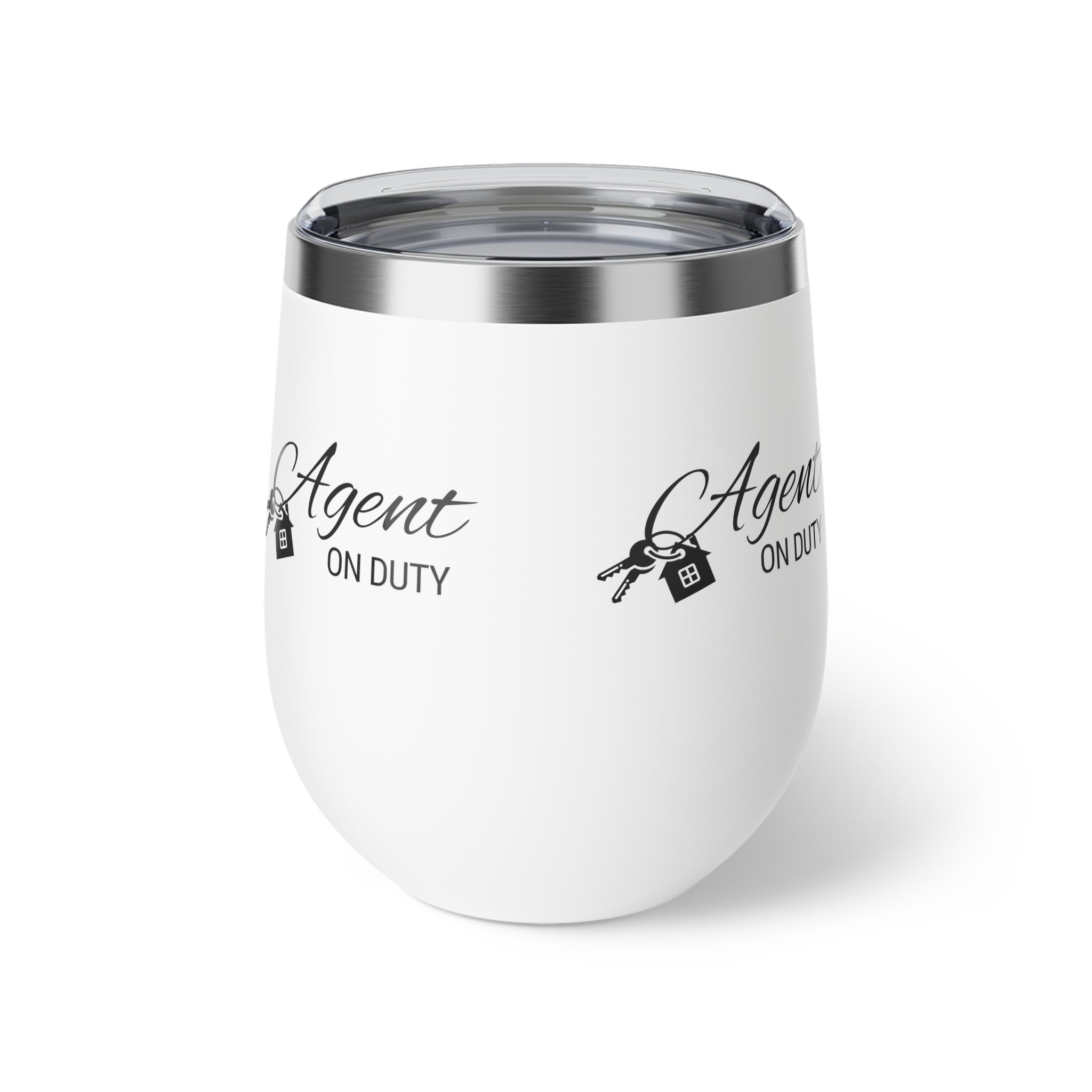 Agent On Duty 12oz Insulated Wine Tumbler