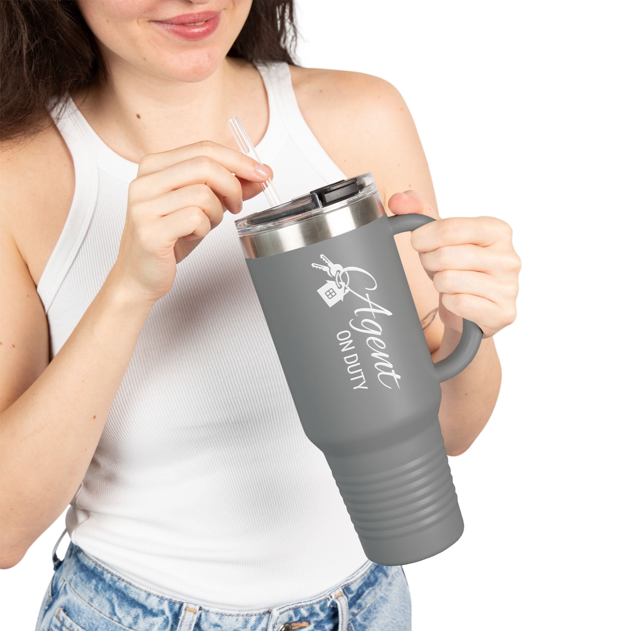 Agent On Duty Travel Mug | 40oz Insulated Tumbler