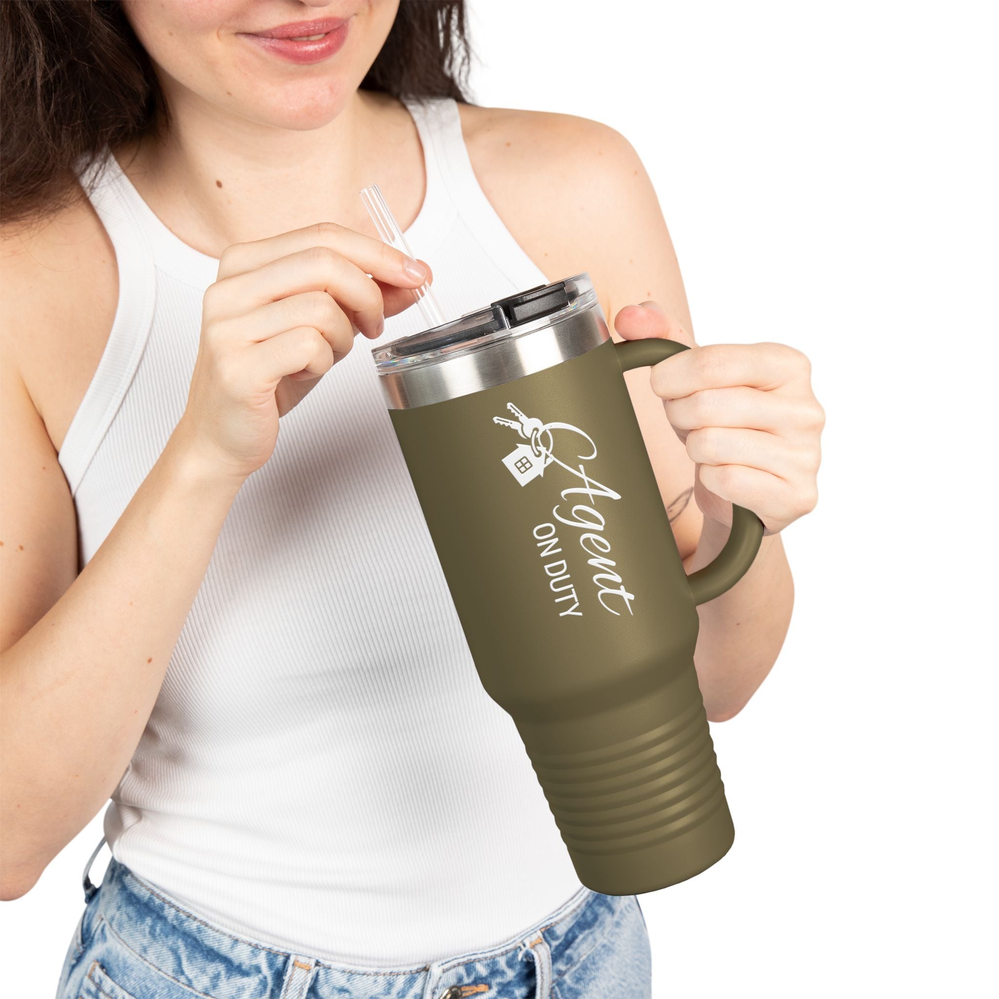 Agent On Duty Travel Mug | 40oz Insulated Tumbler