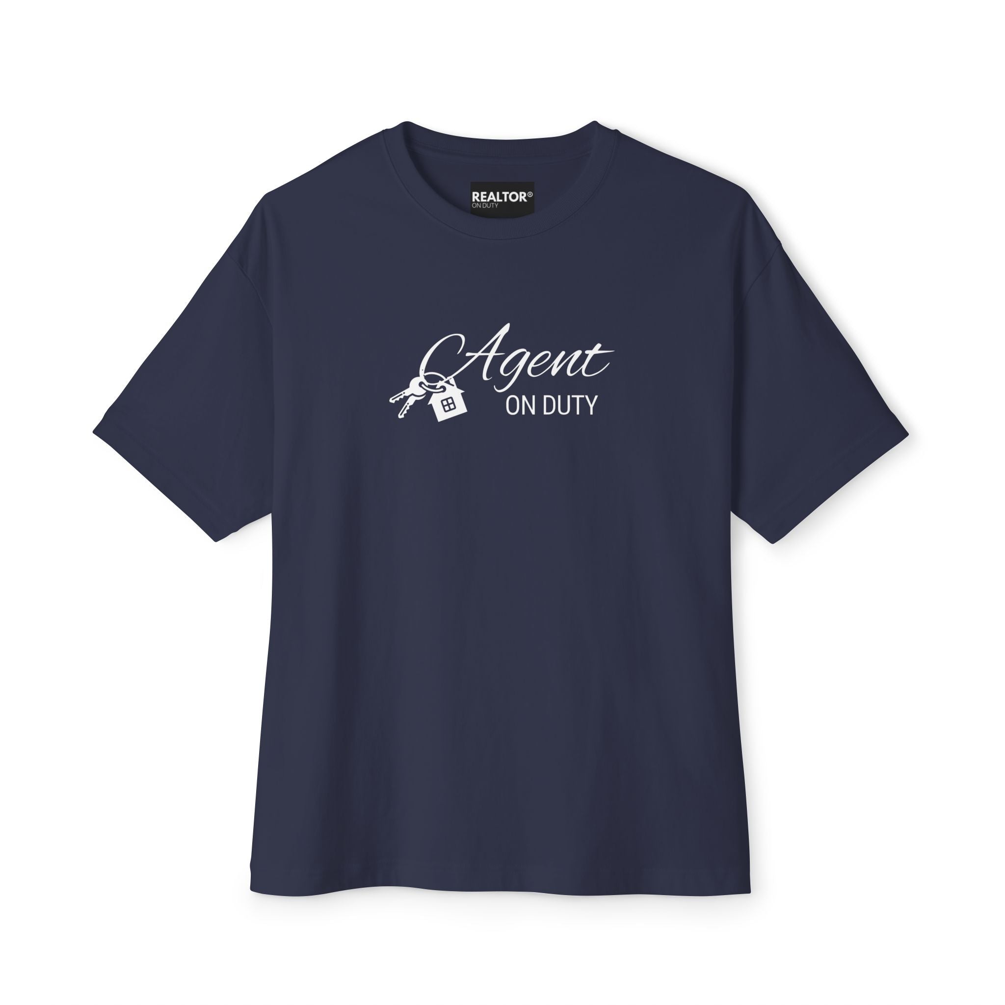 Black Unisex Oversized Boxy Tee