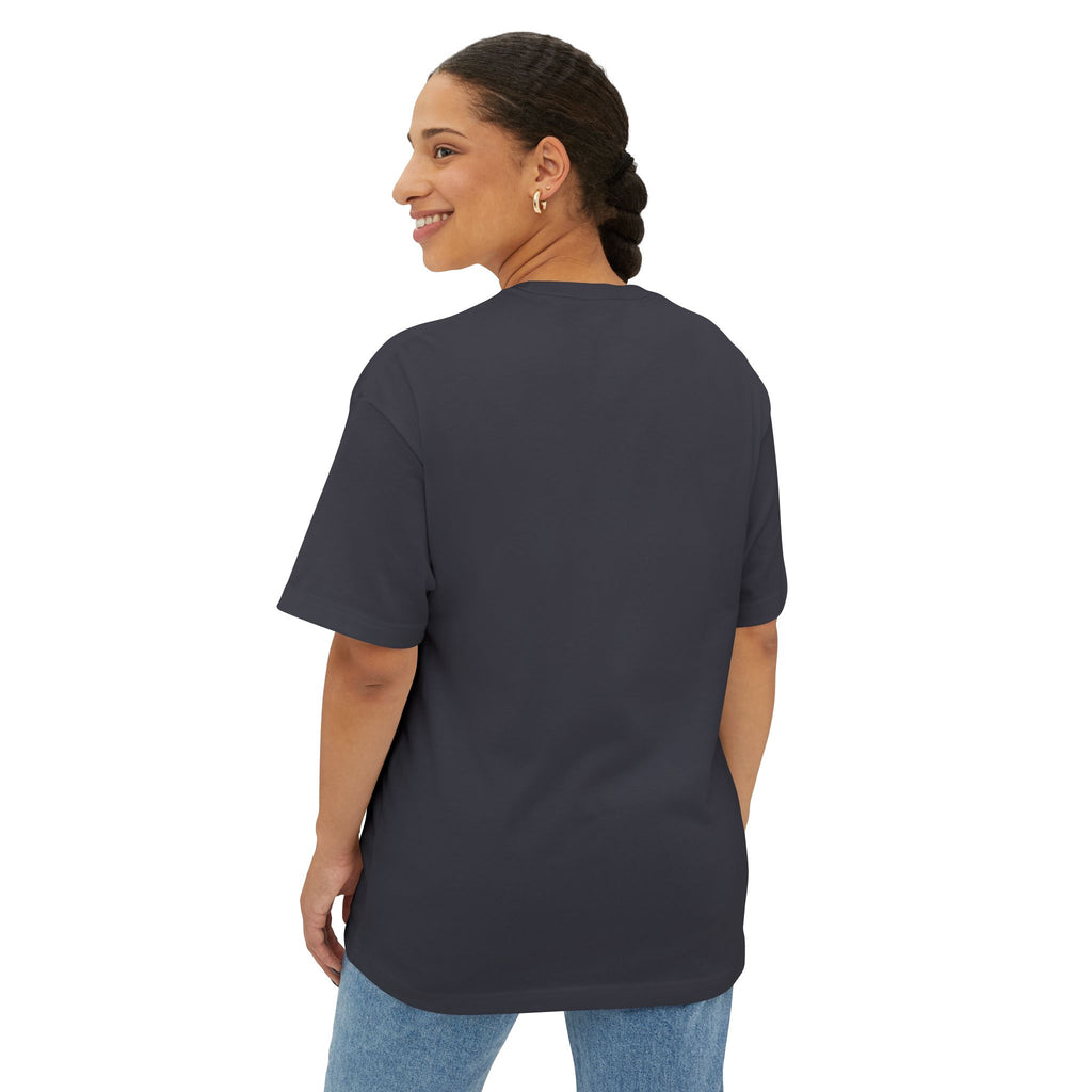 Black Unisex Oversized Boxy Tee