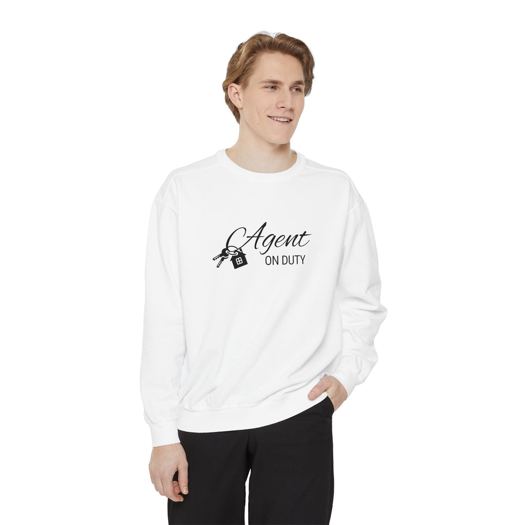 Agent on Duty Sweatshirt | Detective Badge Key Illustration