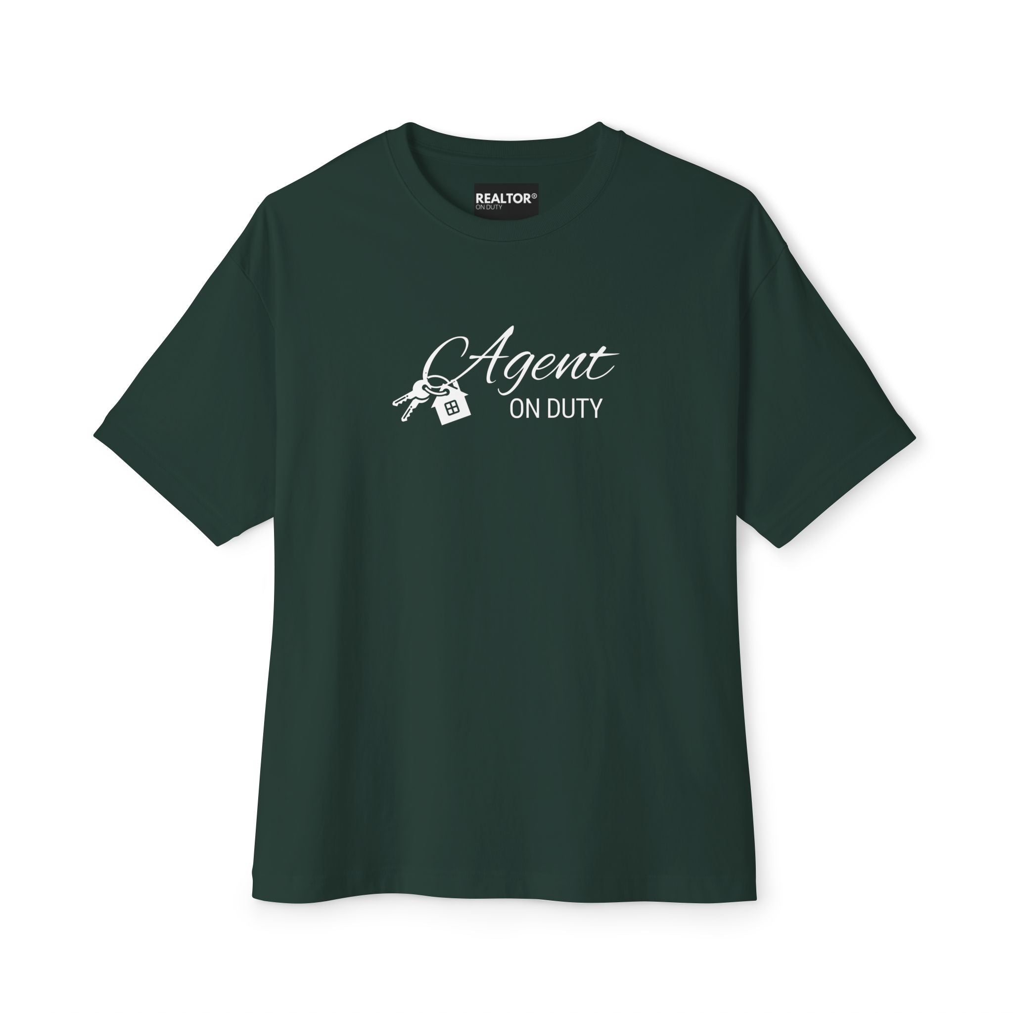 Black Unisex Oversized Boxy Tee