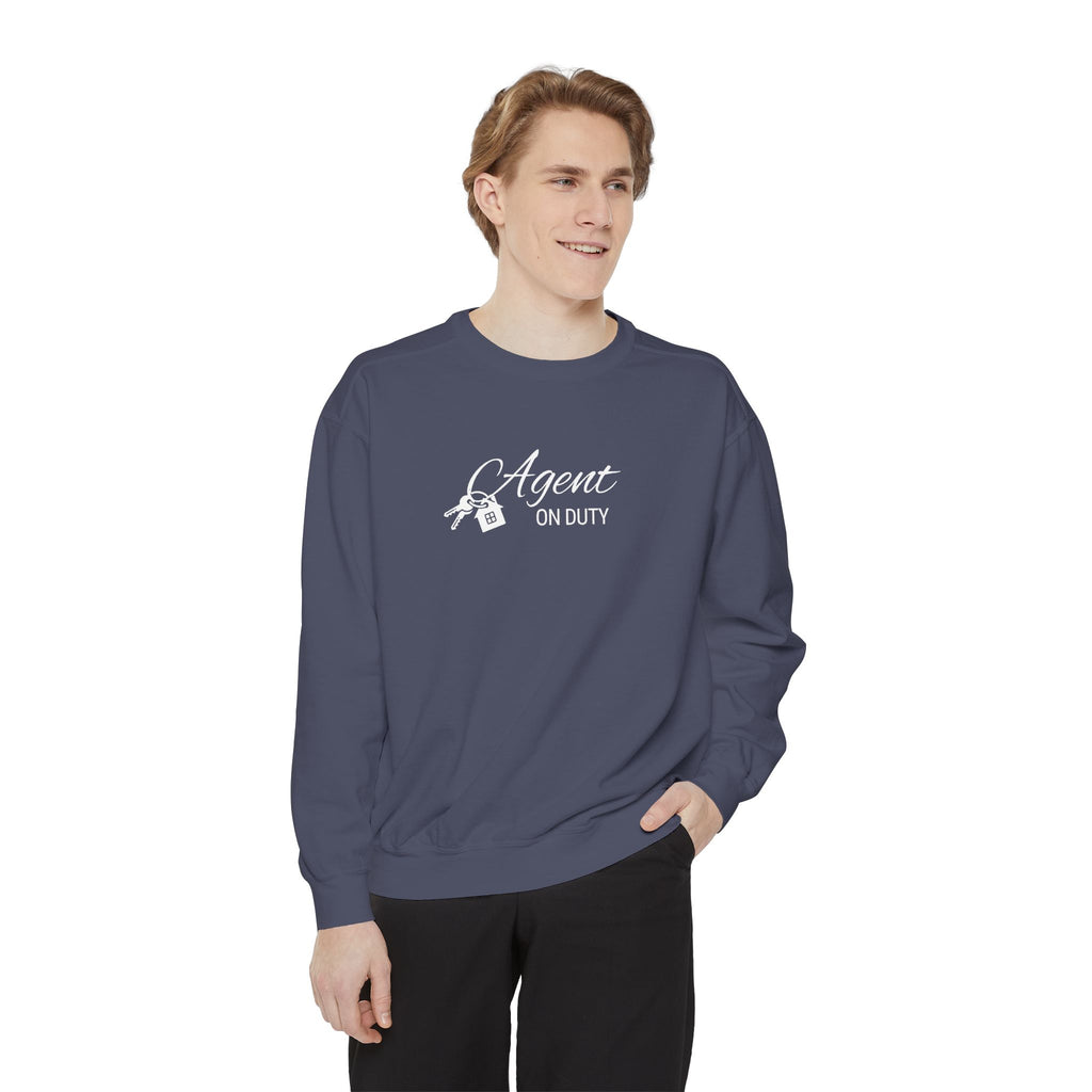 Agent on Duty Sweatshirt | Detective Badge Key Illustration