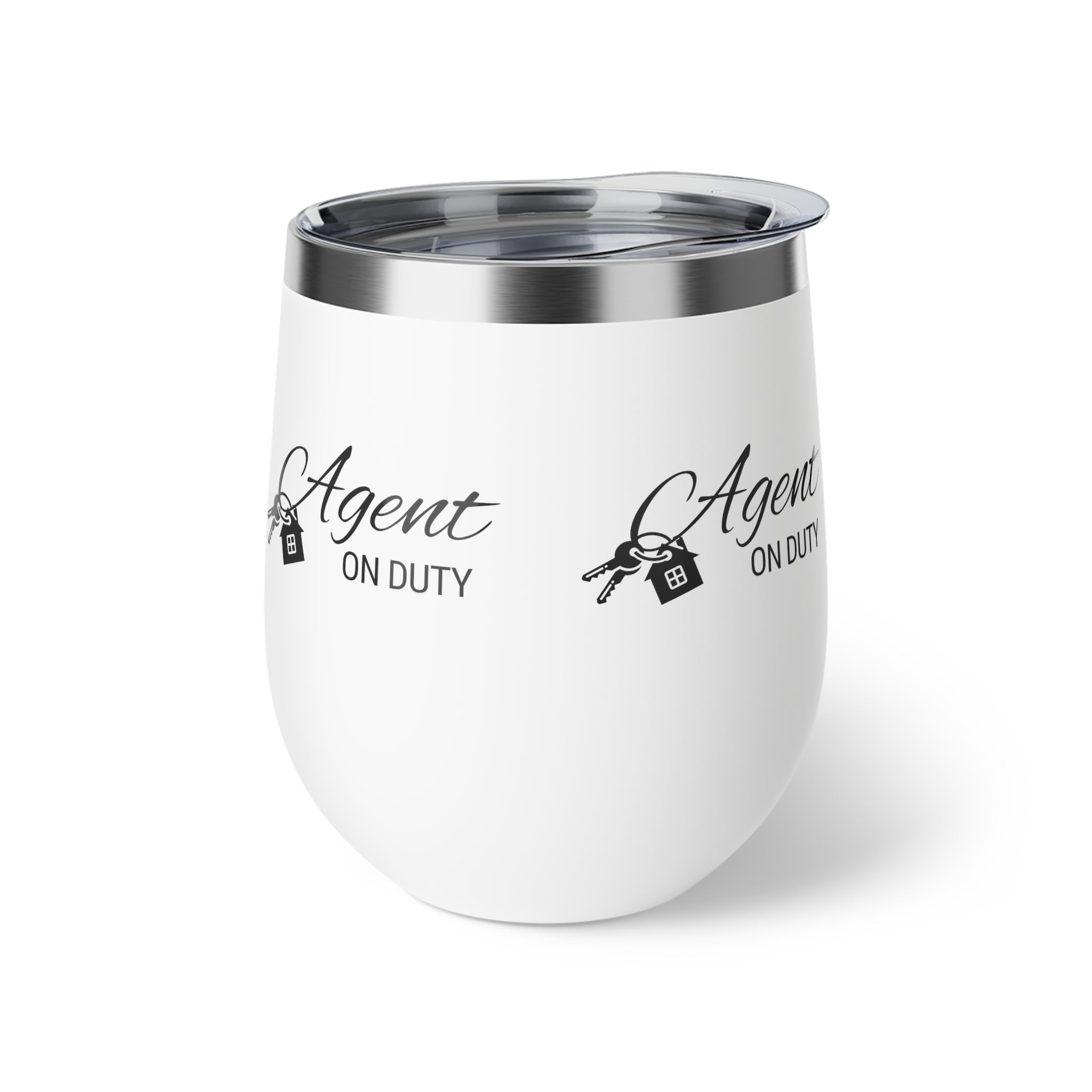 Agent On Duty 12oz Insulated Wine Tumbler