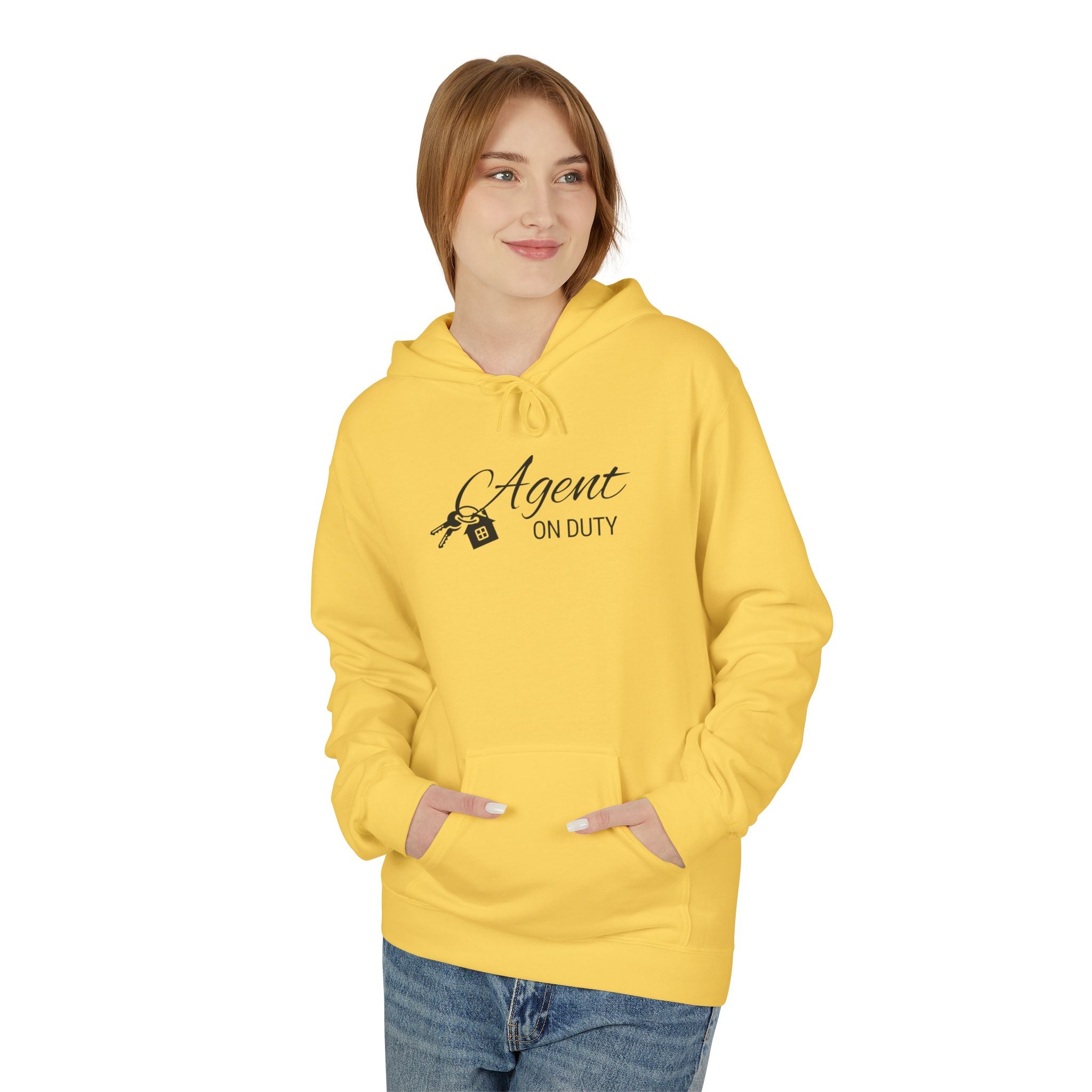 Agent On Duty Hoodie — Sleek Real Estate Agent Logo Pullover