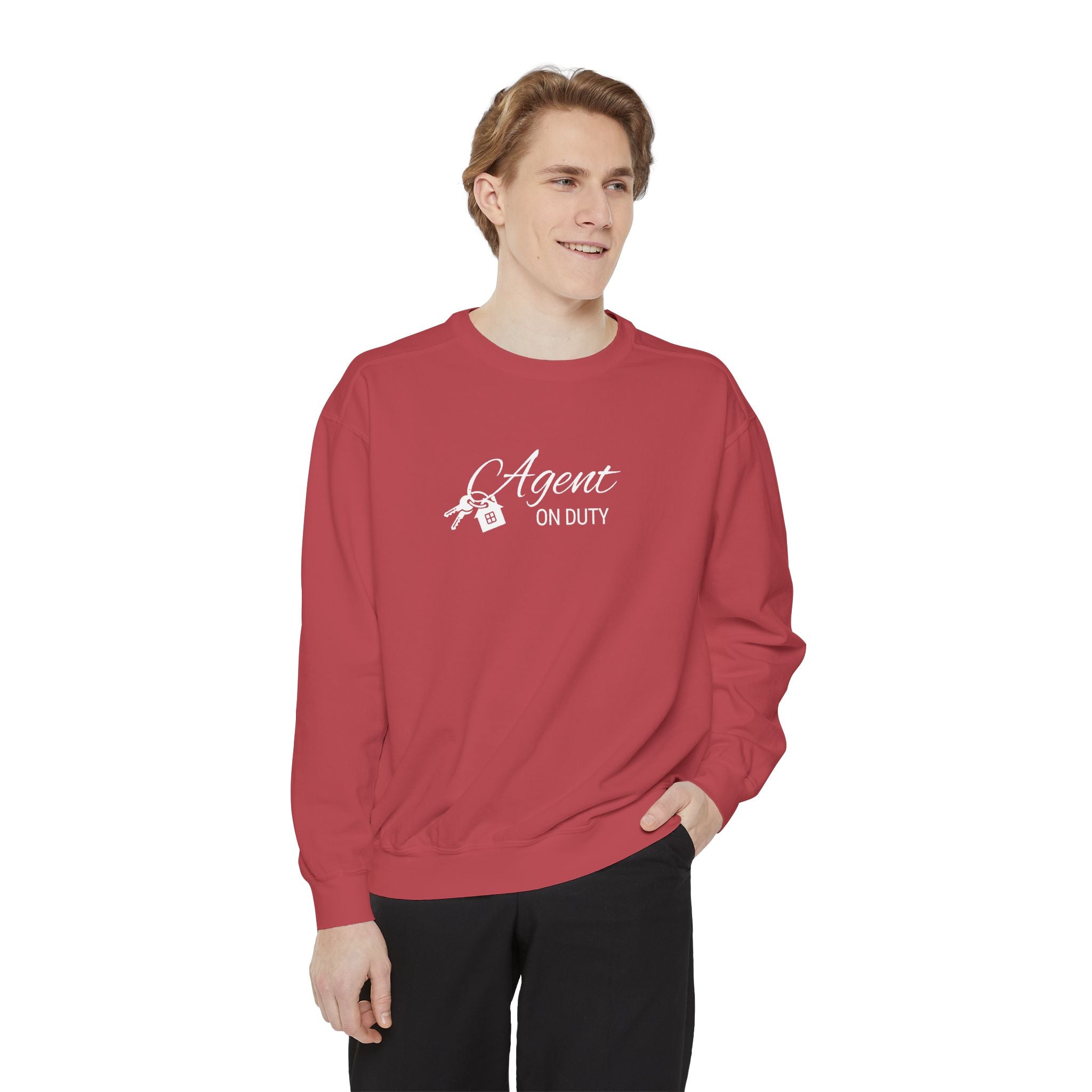 Agent on Duty Sweatshirt | Detective Badge Key Illustration