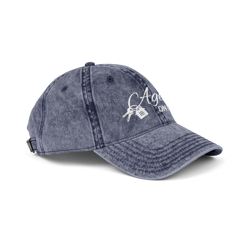 Agent On Duty Embroidered Vintage Baseball Cap