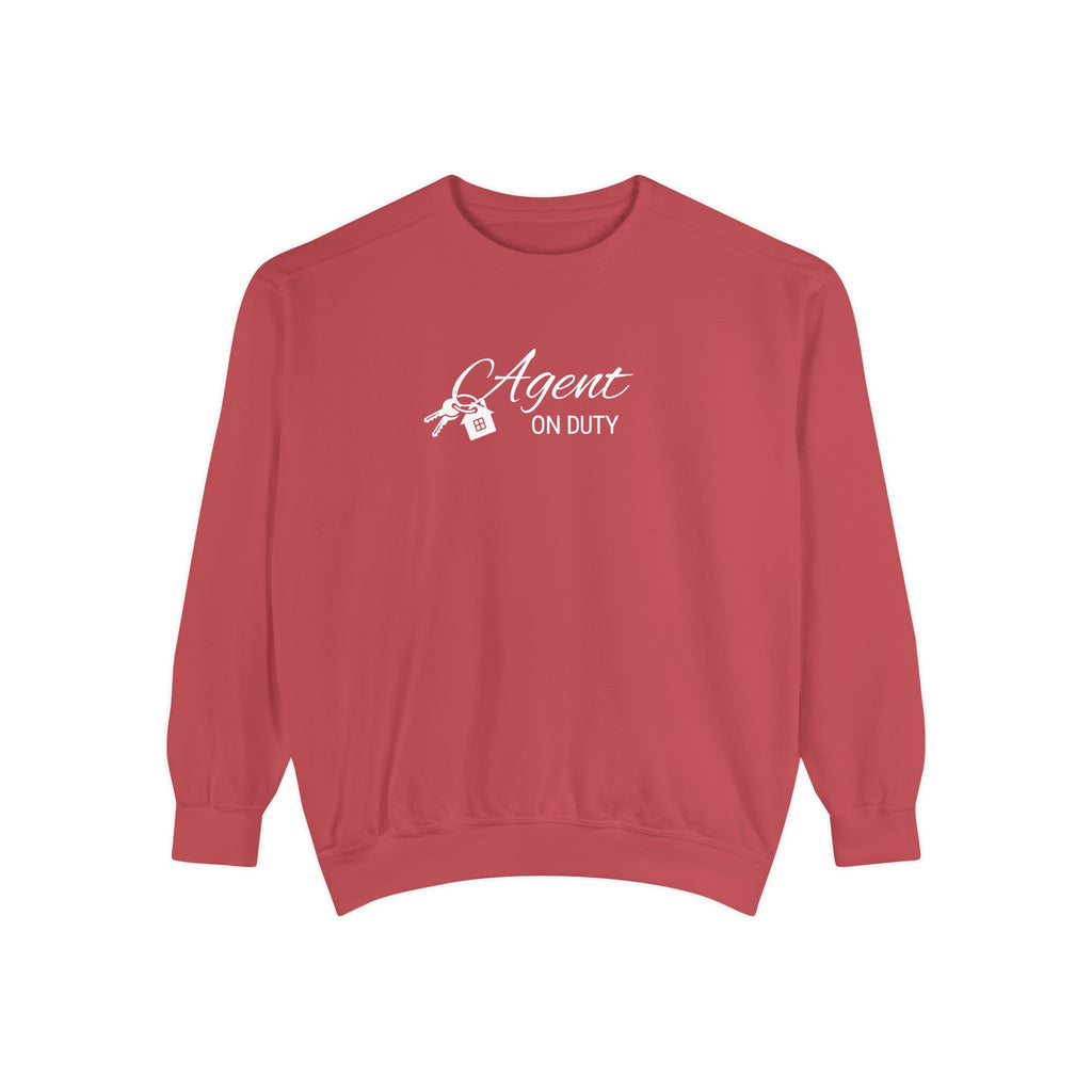 Agent on Duty Sweatshirt | Detective Badge Key Illustration