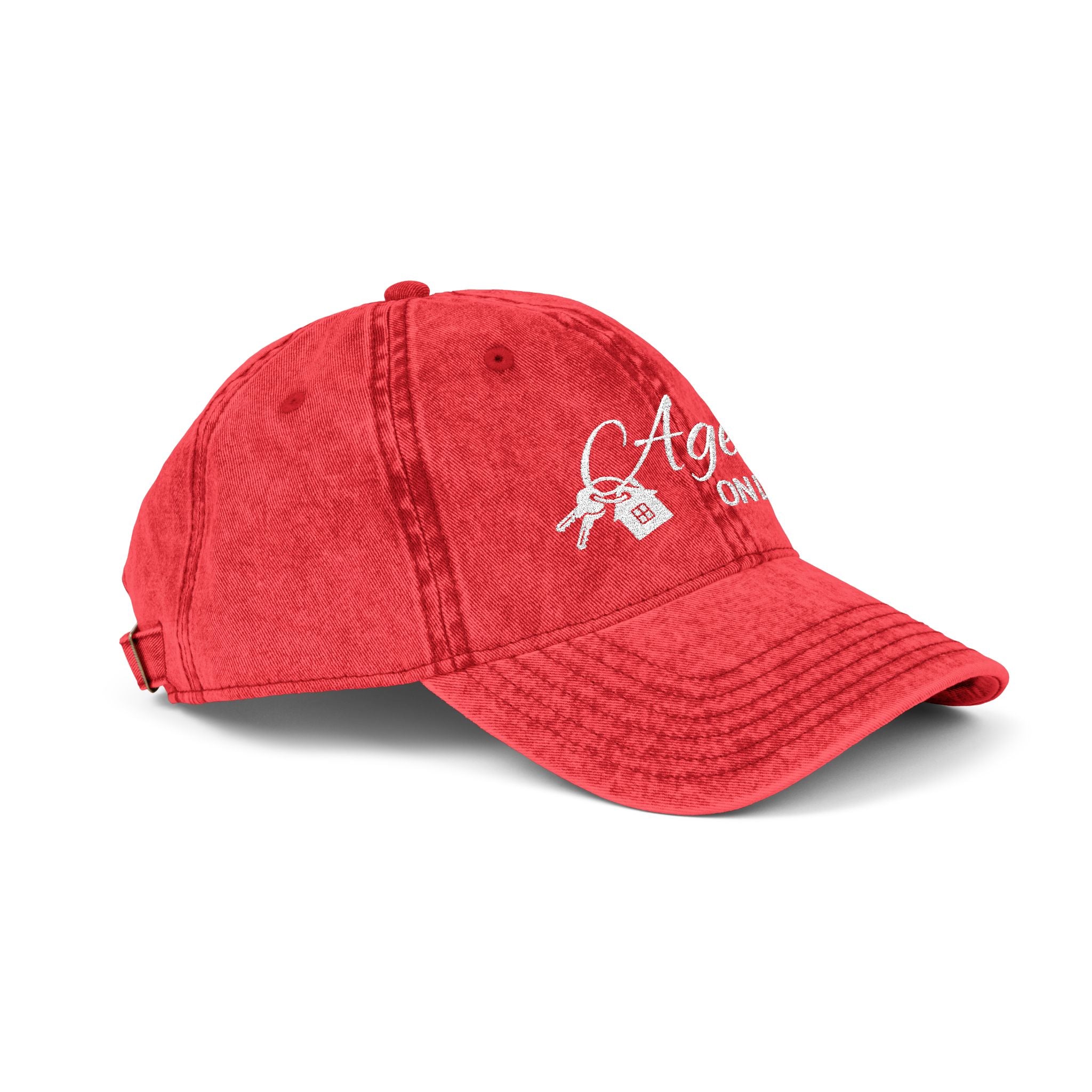 Agent On Duty Embroidered Vintage Baseball Cap
