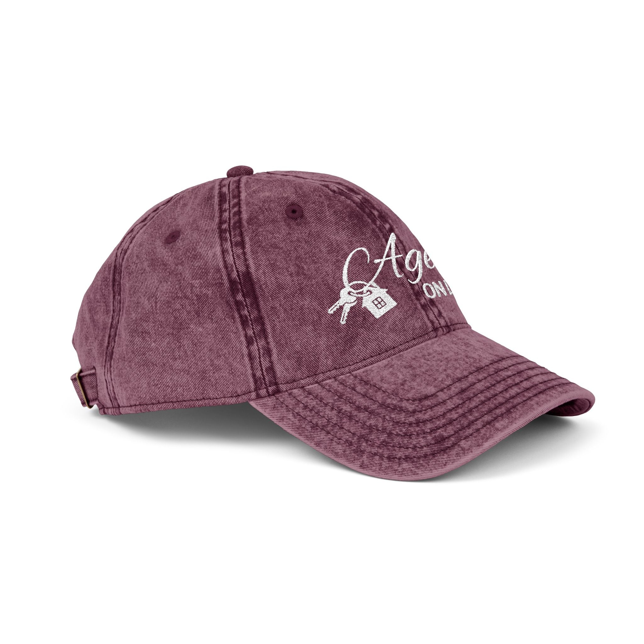 Agent On Duty Embroidered Vintage Baseball Cap