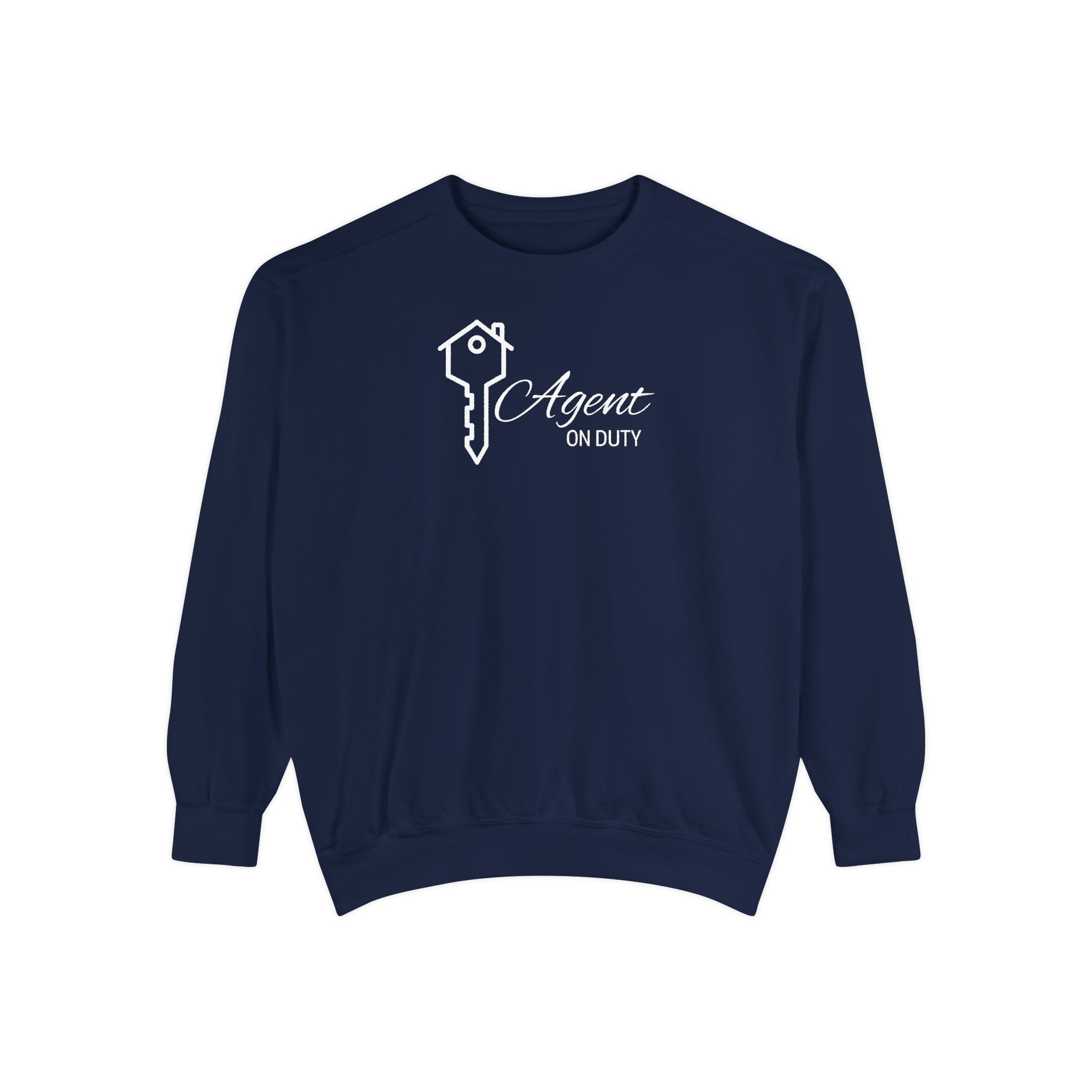 Agent on Duty Sweatshirt | Detective Badge Key Illustration