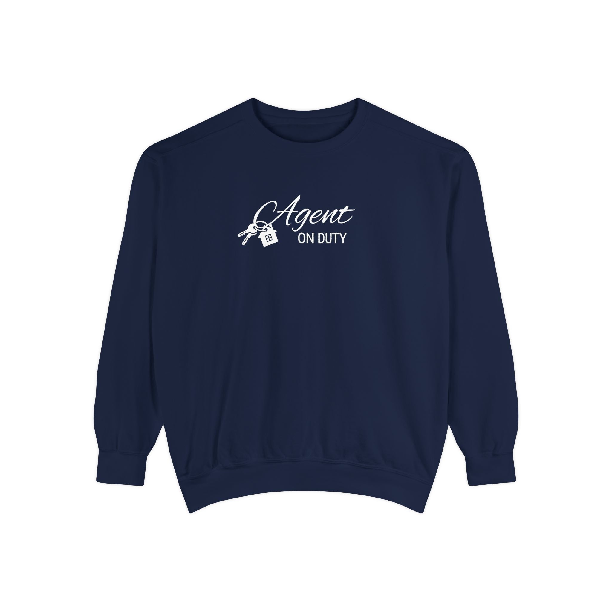 Agent on Duty Sweatshirt | Detective Badge Key Illustration