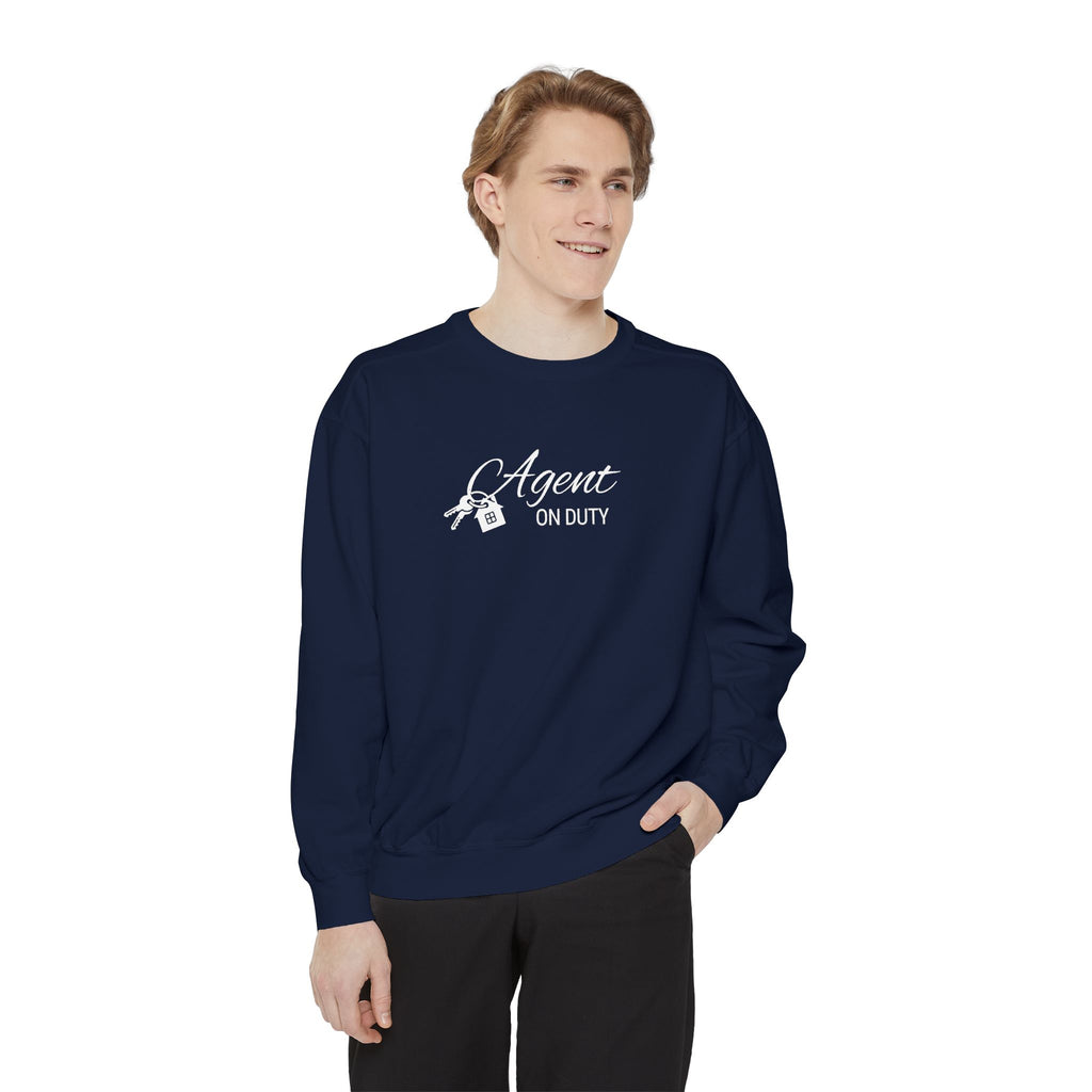 Agent on Duty Sweatshirt | Detective Badge Key Illustration