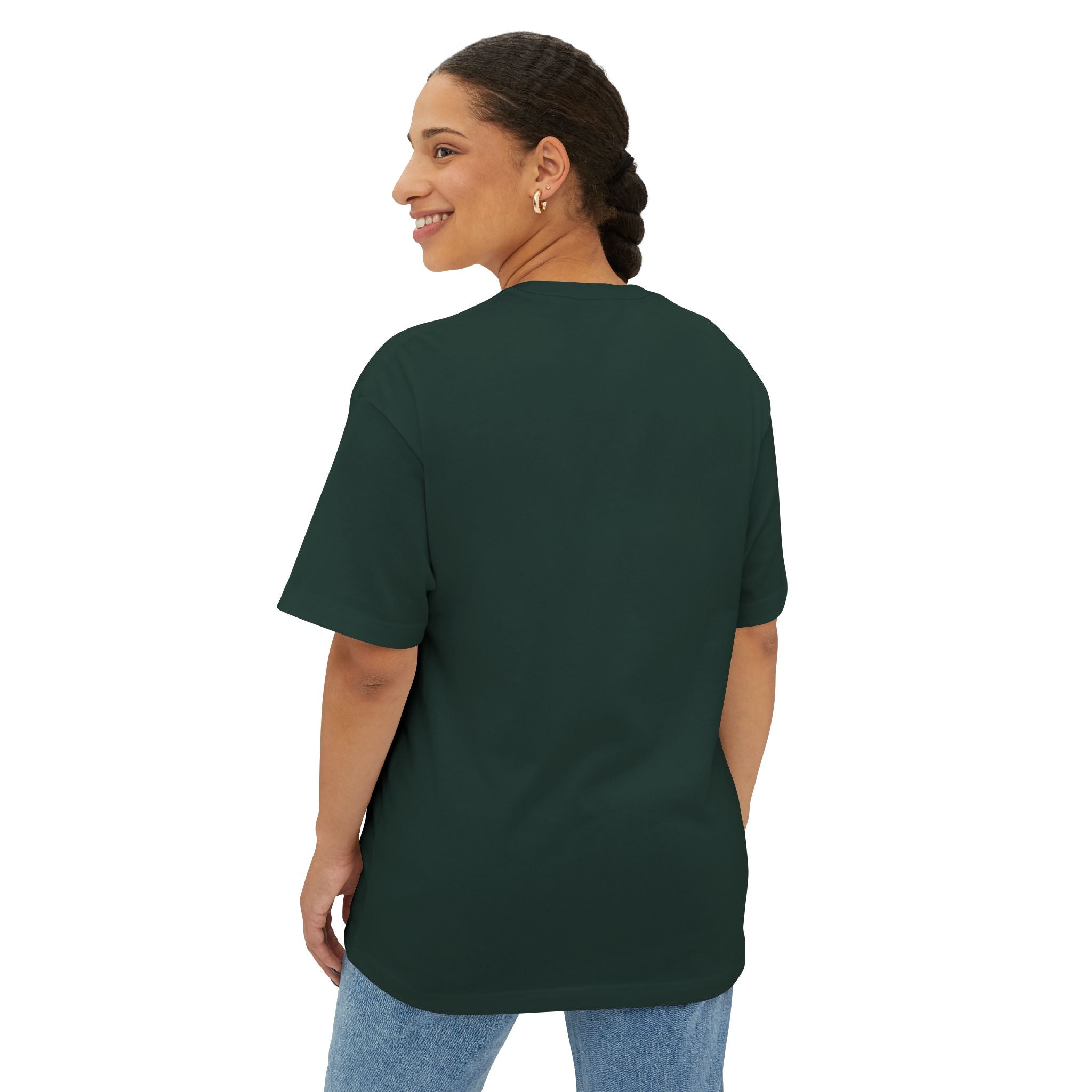 Black Unisex Oversized Boxy Tee