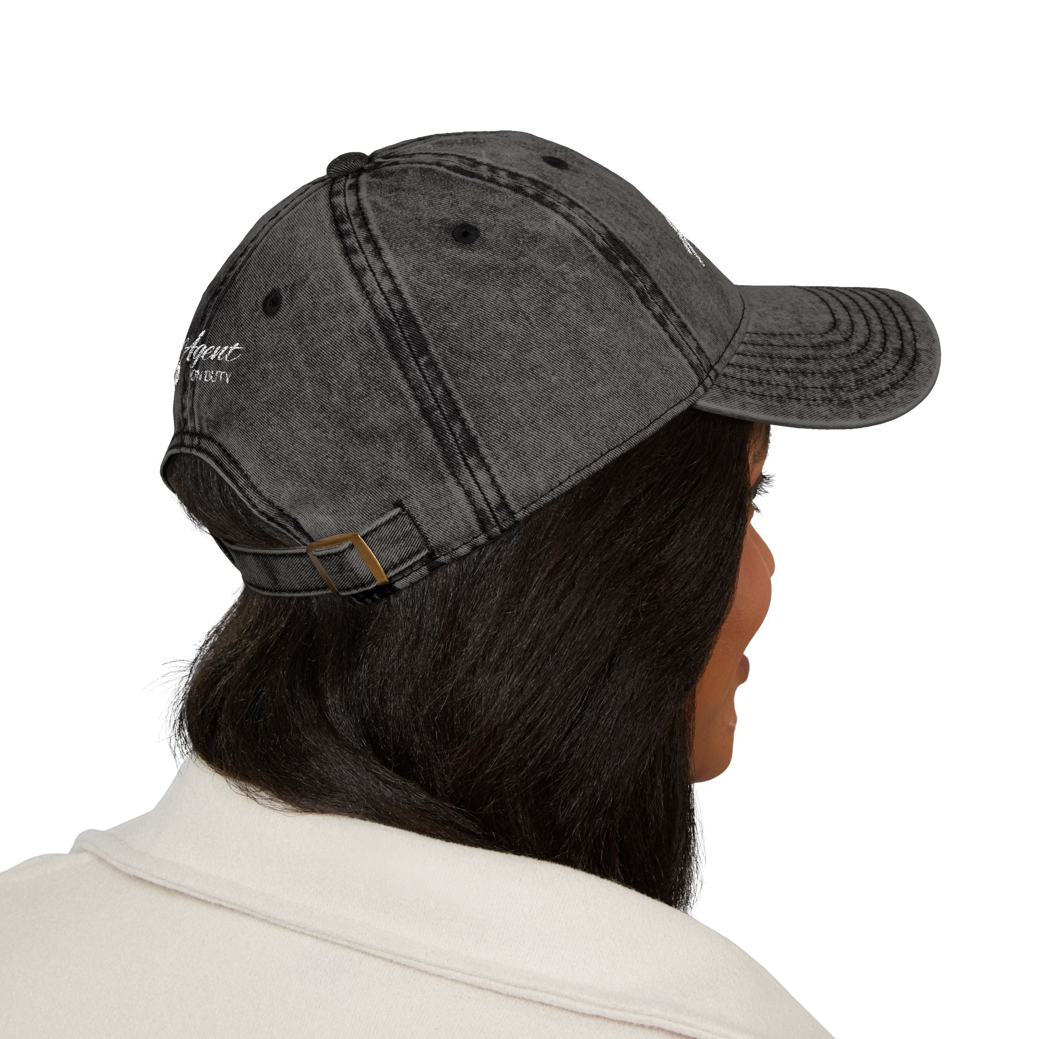Agent On Duty Embroidered Vintage Baseball Cap