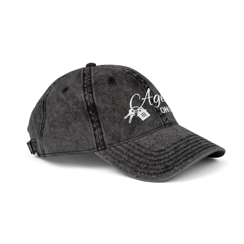 Agent On Duty Embroidered Vintage Baseball Cap